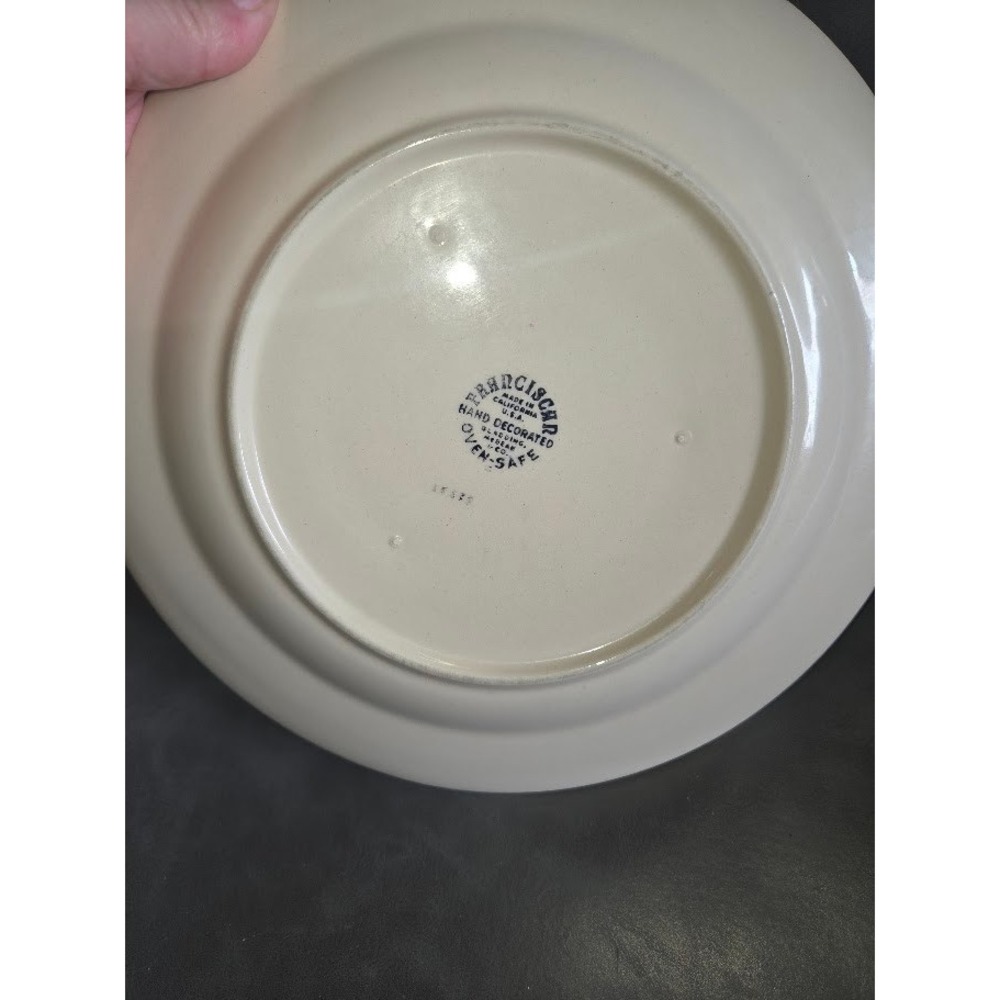 Franciscan Ivy Dinner Plate Hand Decorated Gladding McBean California 10.5 Inch - Picture 2 of 3
